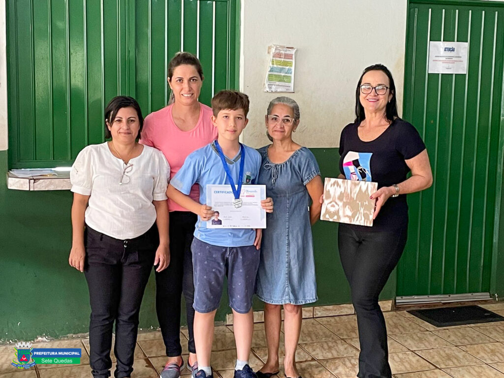 Alunos da Escola Municipal Inácio de Castro receberam premiações em Sete Quedas