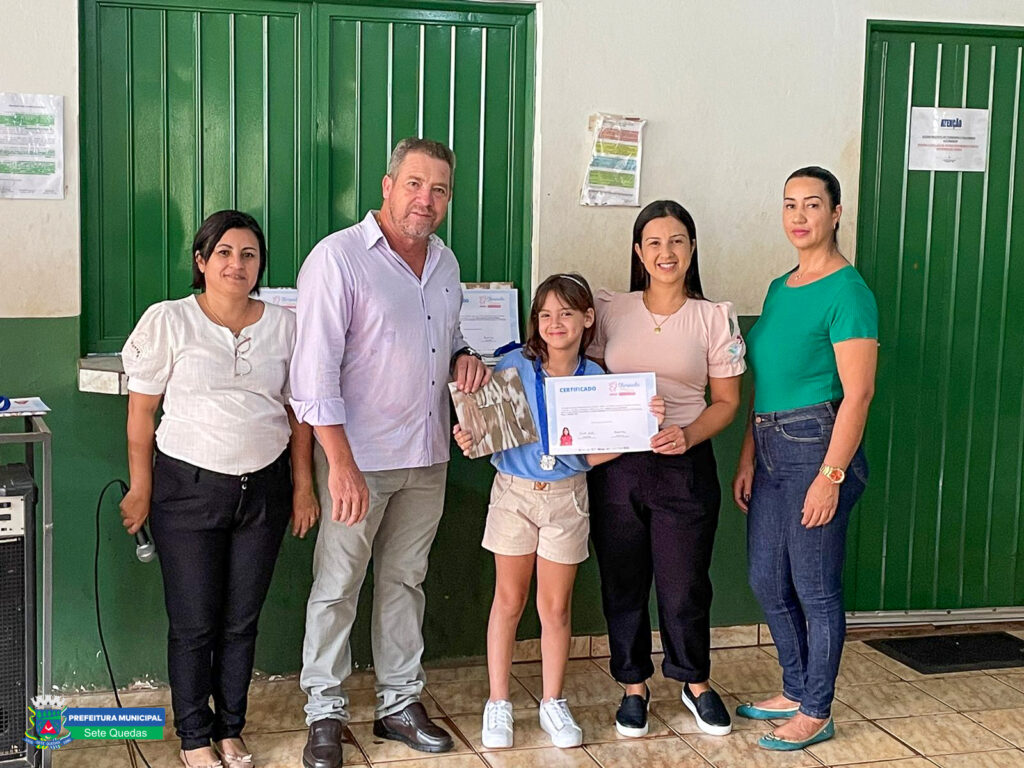 Alunos da Escola Municipal Inácio de Castro receberam premiações em Sete Quedas