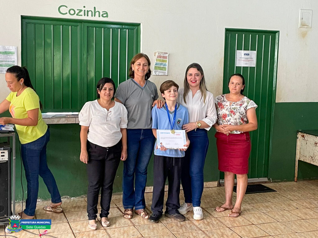 Alunos da Escola Municipal Inácio de Castro receberam premiações em Sete Quedas