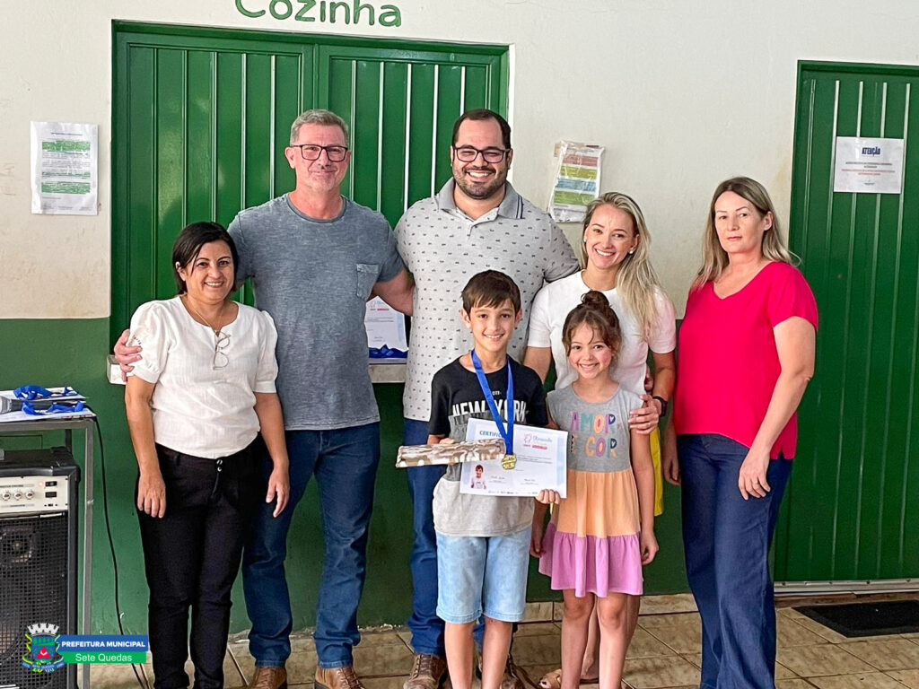 Alunos da Escola Municipal Inácio de Castro receberam premiações em Sete Quedas