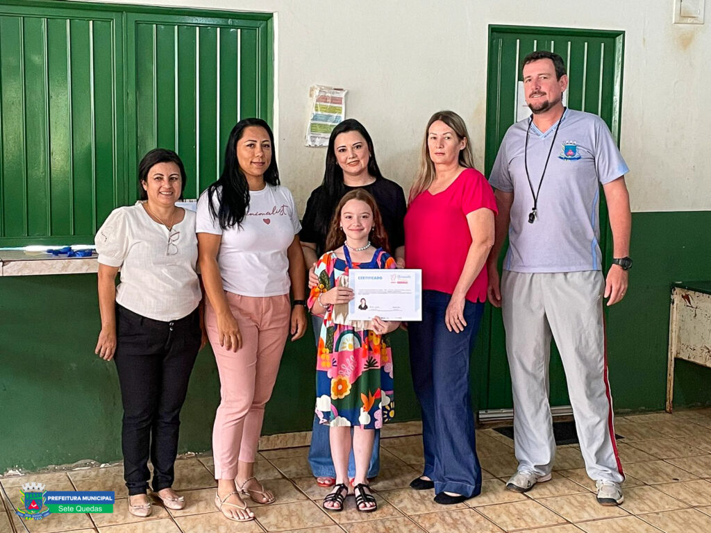 Alunos da Escola Municipal Inácio de Castro receberam premiações em Sete Quedas