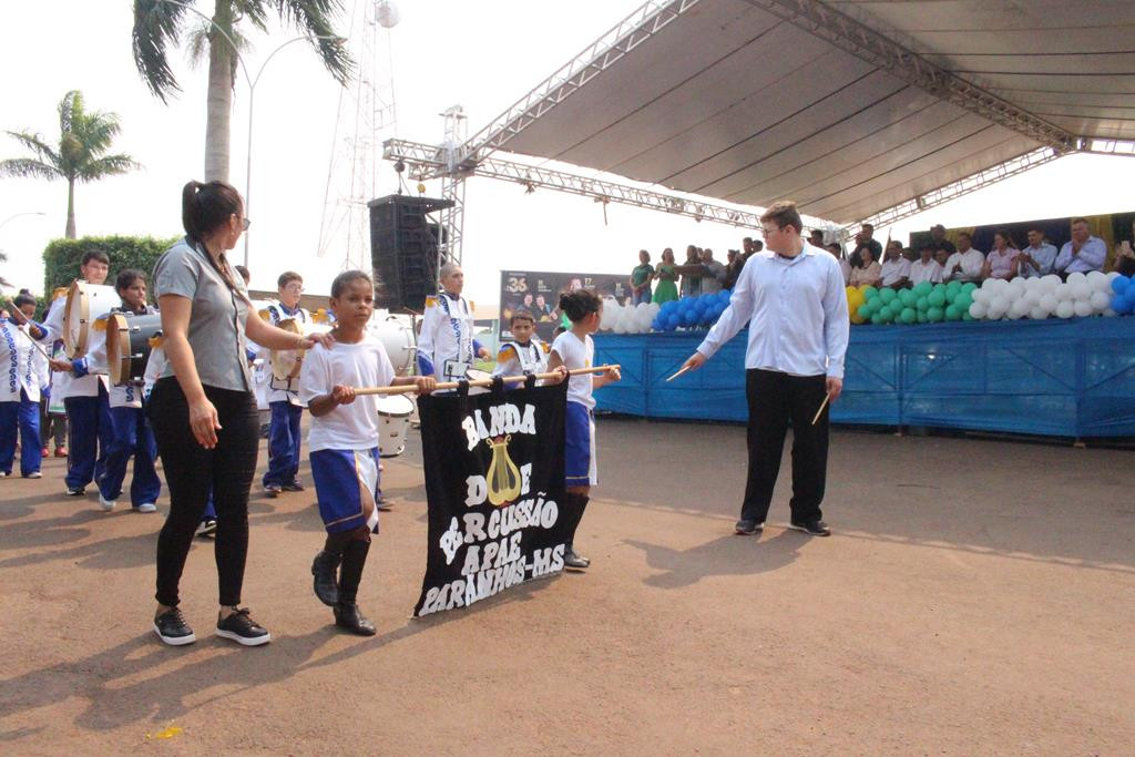 Desfile Cívico do 36º aniversário de Paranhos