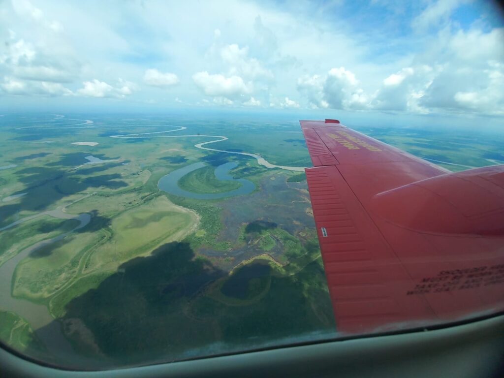 Com atuação coordenada por terra e ar, bombeiros de MS controlam incêndio no Pantanal