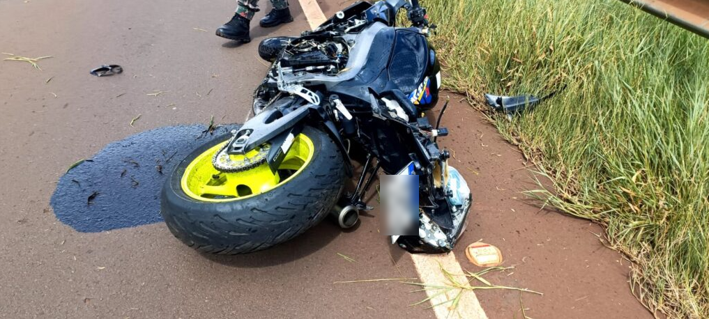 Homem morre em acidente de moto próximo ao córrego Panduí em Amambai