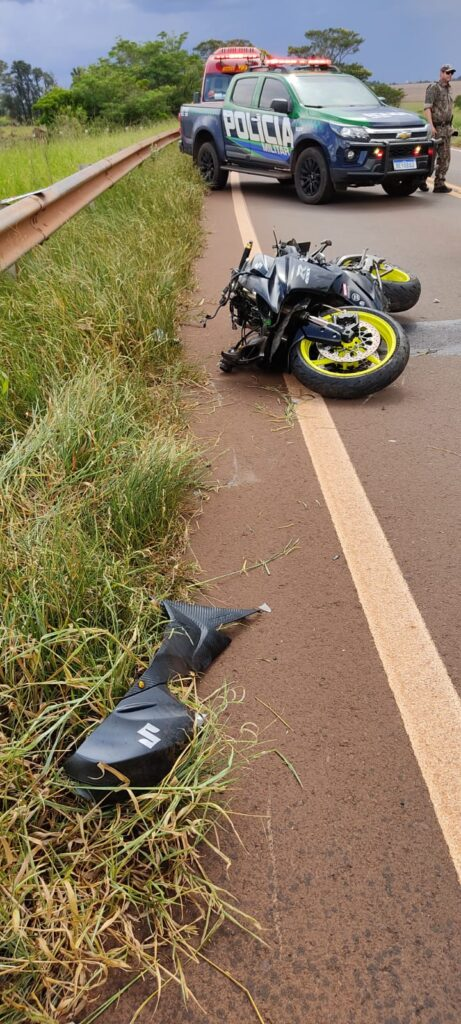 Homem morre em acidente de moto próximo ao córrego Panduí em Amambai