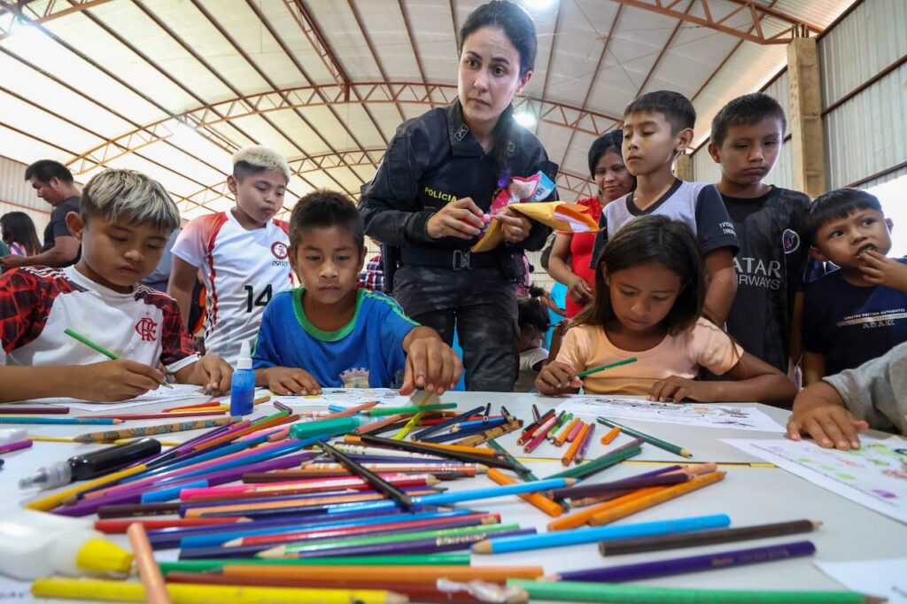 Sem deixar ninguém para trás, 3º MS em Ação leva sorrisos, cidadania, justiça e direitos a indígenas de Paranhos