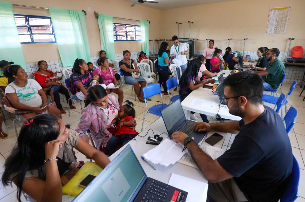 Sem deixar ninguém para trás, 3º MS em Ação leva sorrisos, cidadania, justiça e direitos a indígenas de Paranhos