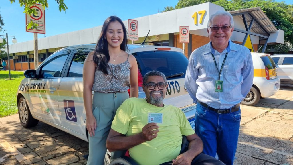 Habilitado pelo CNH MS Social, José agora sonha com carro adaptado para ter liberdade completa