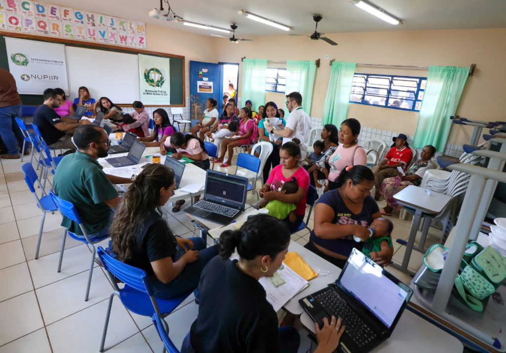 Sem deixar ninguém para trás, 3º MS em Ação leva sorrisos, cidadania, justiça e direitos a indígenas de Paranhos