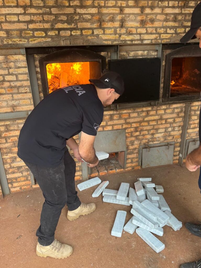 Polícia Civil realiza incineração de 500 kg de maconha em Juti