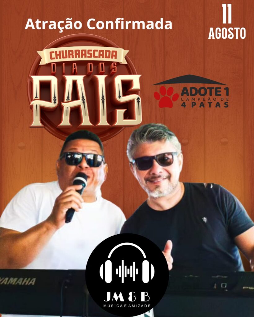 "Churrascada de Dia dos Pais" da ONG Adote um Campeão de 4 Patas será neste domingo (11)