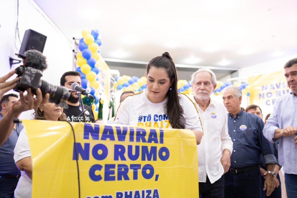 Otimismo e confiança marcam convenção de Rhaiza Matos e Zelmo de Brida em Naviraí