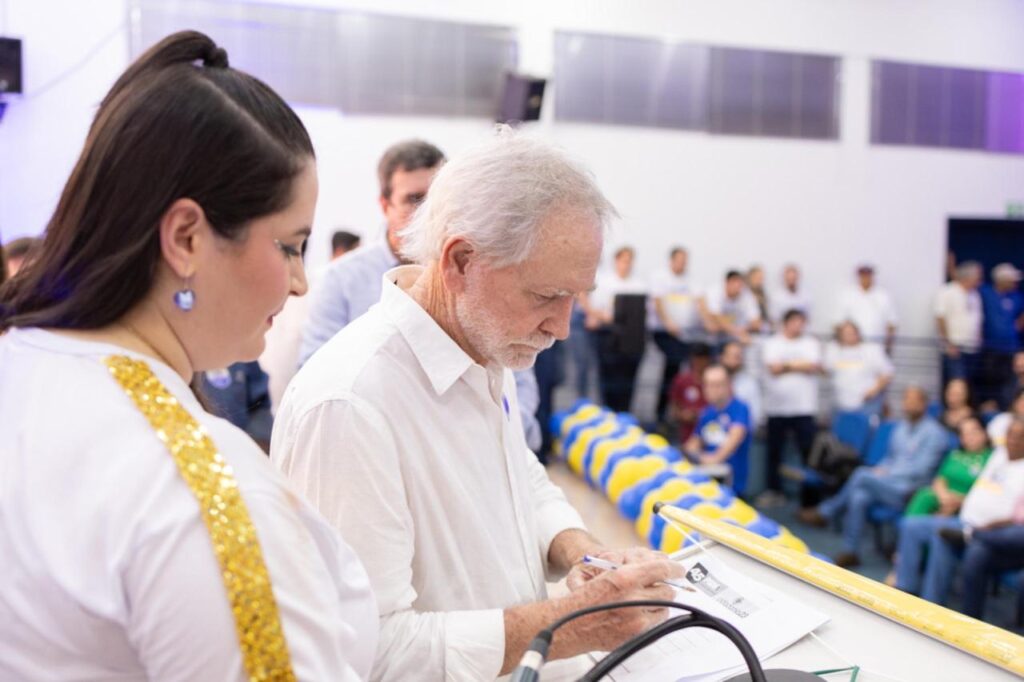 Otimismo e confiança marcam convenção de Rhaiza Matos e Zelmo de Brida em Naviraí