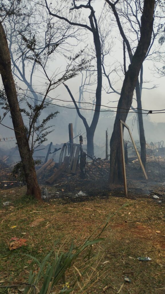 Corpo de Bombeiros combate incêndios em Amambai e Paranhos, com graves danos em áreas rurais e indígenas