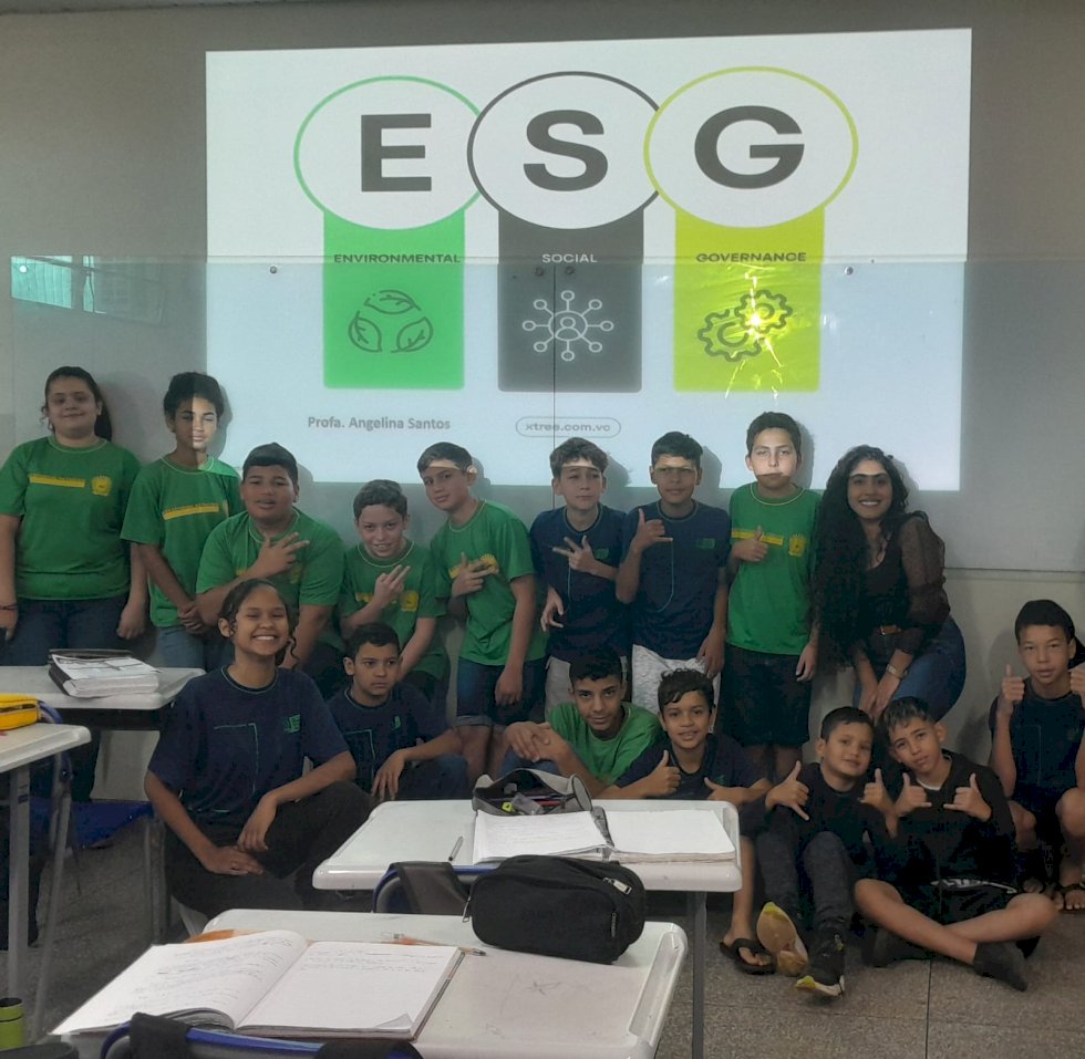 Caarapó: Alunos do 6º ano da E.E. Professor Joaquim Alfredo Soares Vianna aprendem sobre ESG