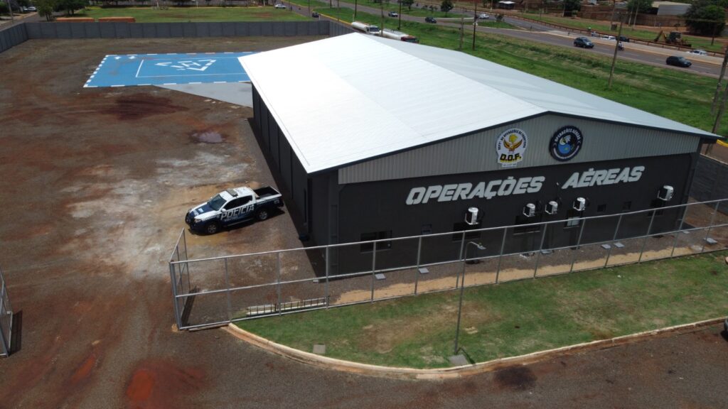 Policiamento aérea na fronteira ganha reforço com inauguração de hangar em Dourados